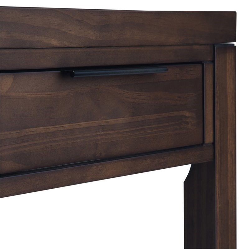 Simpli Home Hollander Solid Wood Contemporary 60 