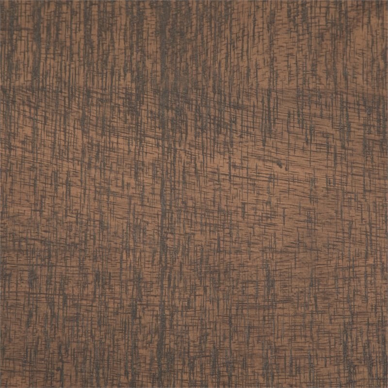 Simpli Home Harding Solid Mango Wood End Table in Distressed Dark Brown