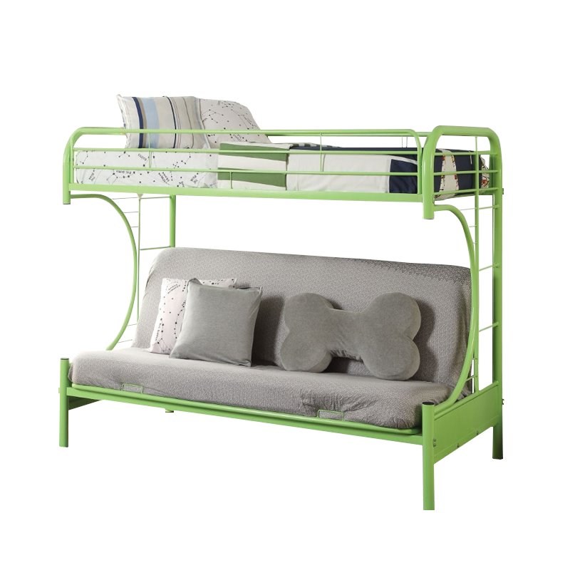 Acme Furniture Eclipse Twin Over Full, Twin Over Full Size Futon Bunk Bed