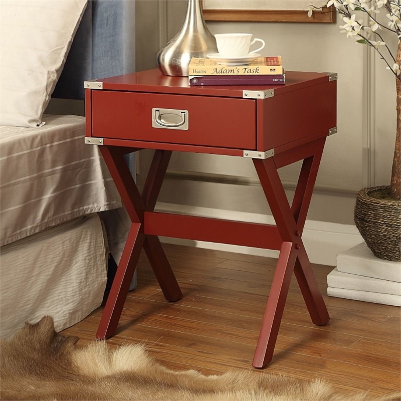ACME Babs End Table in Red