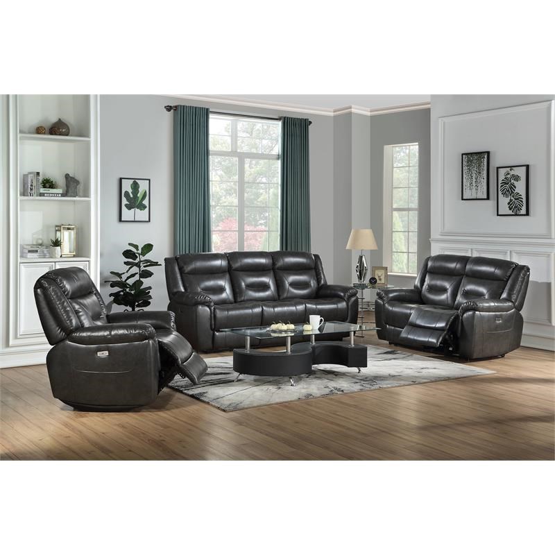 Acme Imogen Loveseat Power Motion In, Leather Aire Review