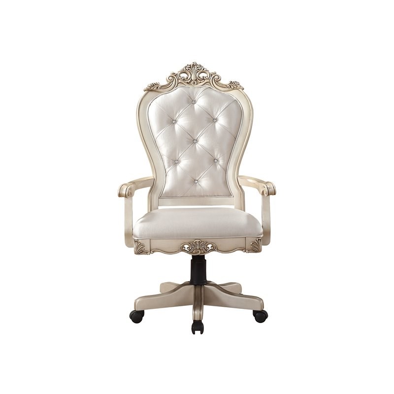 gorsedd executive office chair in antique white 92742