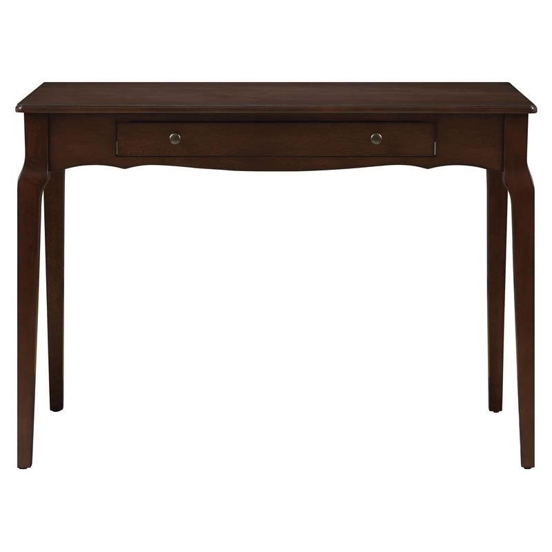 ACME Alsen Wooden Rectangular Writing Desk with Drawer in Espresso