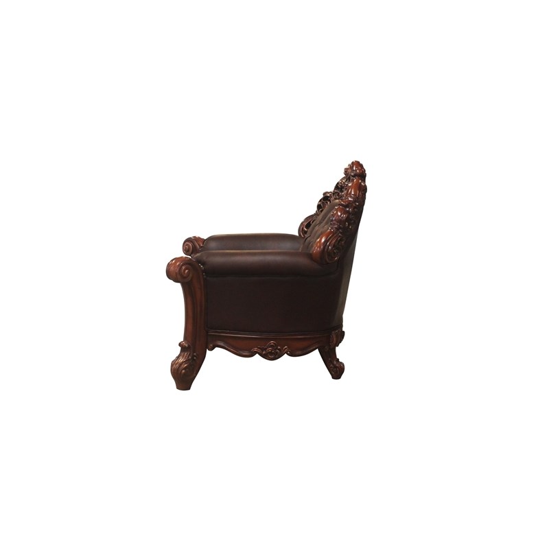 ACME Vendome Chair in Cherry PU