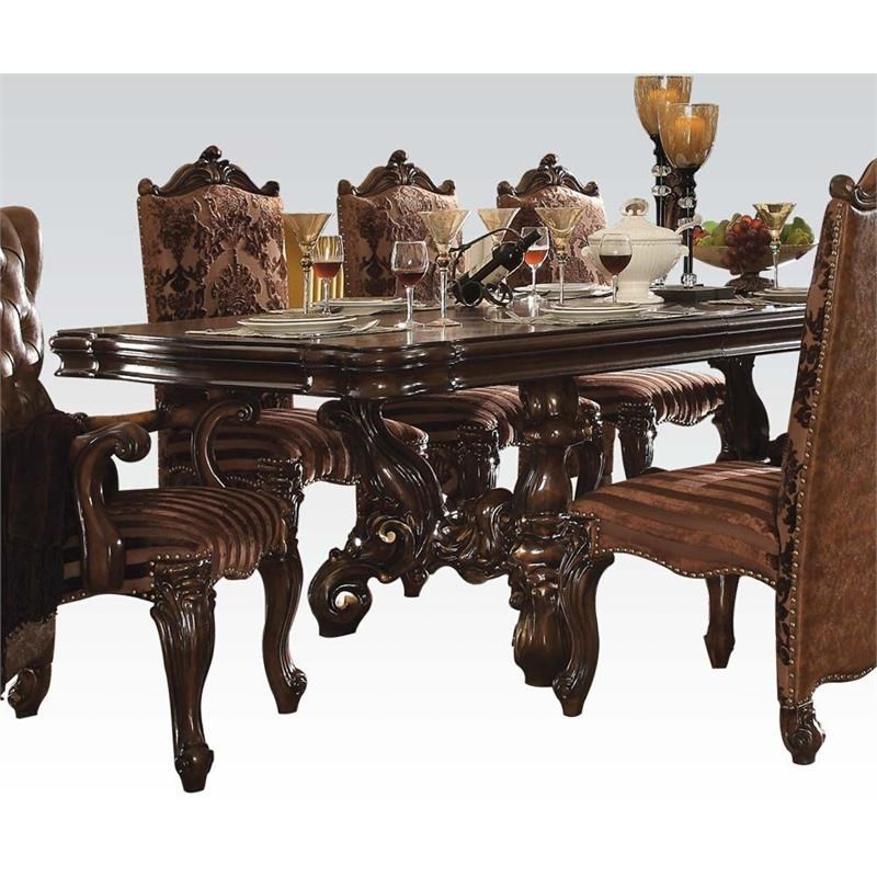 ACME Versailles Dining Table in Cherry Oak
