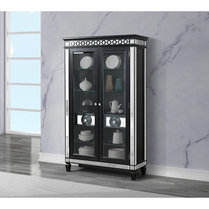 ACME Varian II Curio in Black and Silver