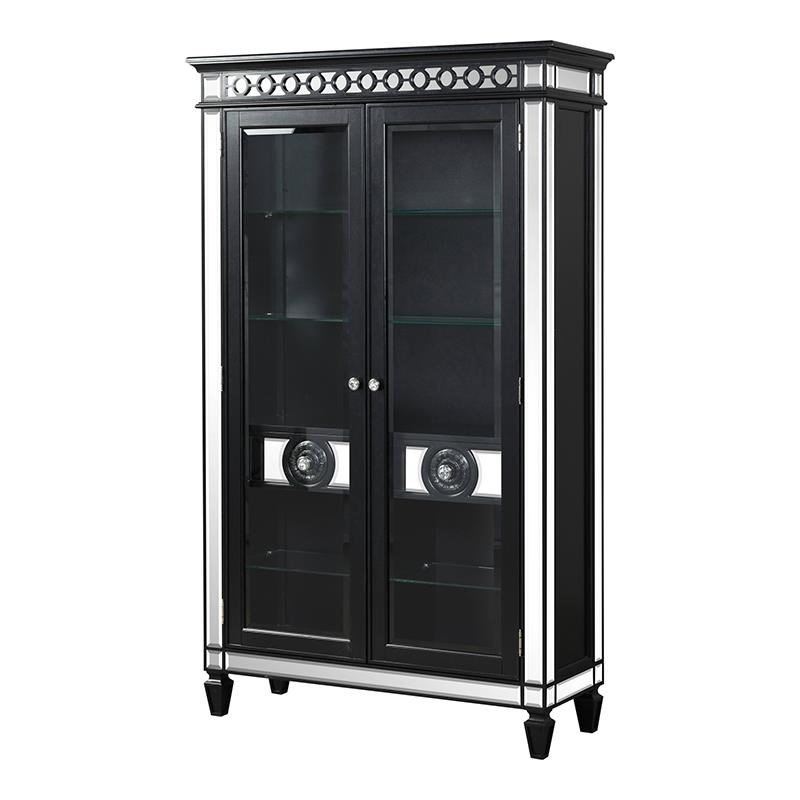 ACME Varian II Curio in Black and Silver