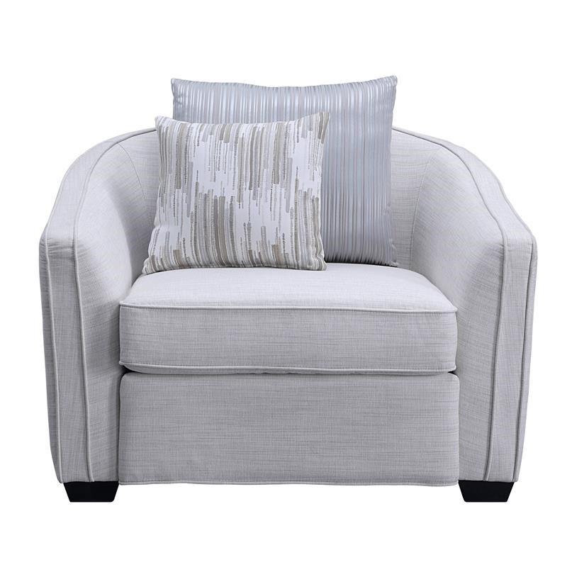 ACME Mahler II Chair with 2 Pillows in Beige Linen