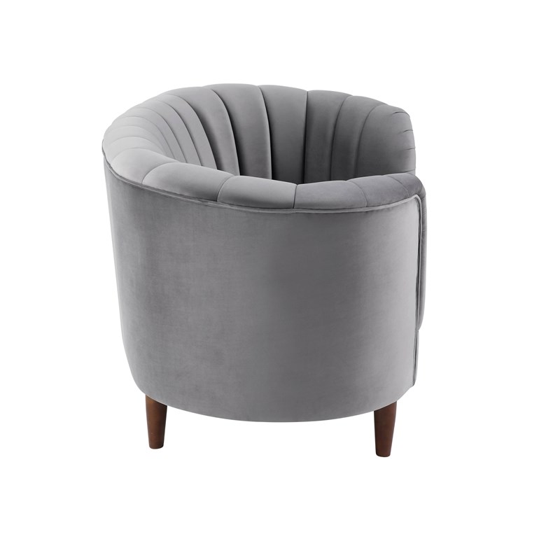 ACME Millephri Chair in Gray Velvet