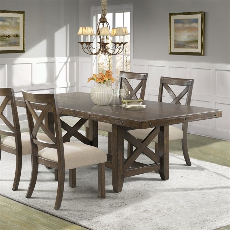 Picket House Furnishings Francis Dining Table in Chestnut | Homesquare