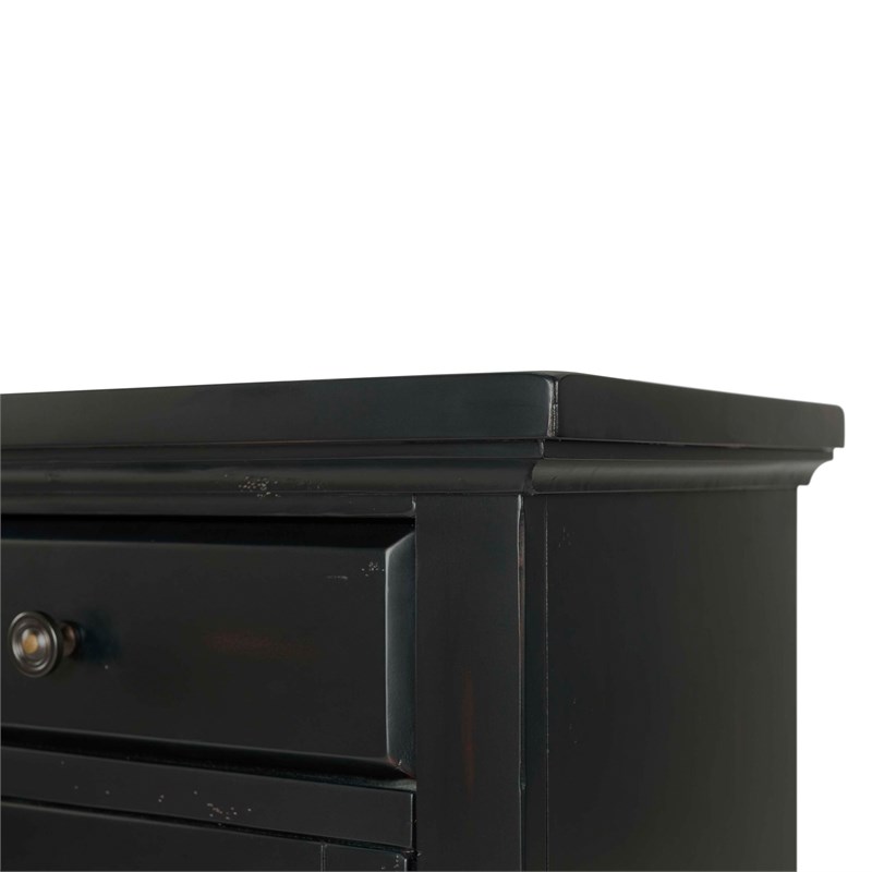 Picket House Marshall Accent Chest in Black