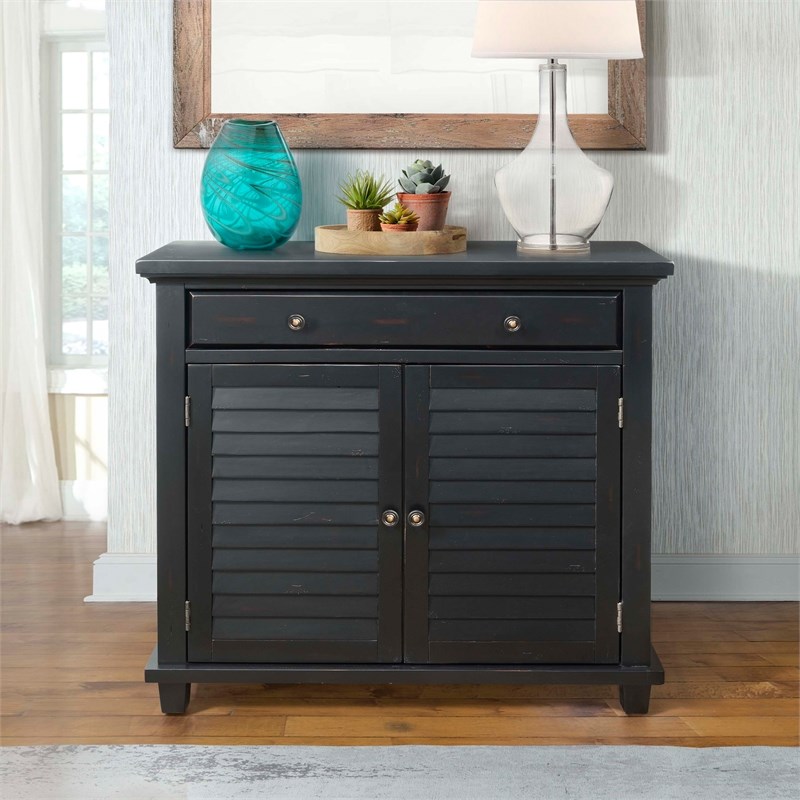 Picket House Marshall Accent Chest in Black