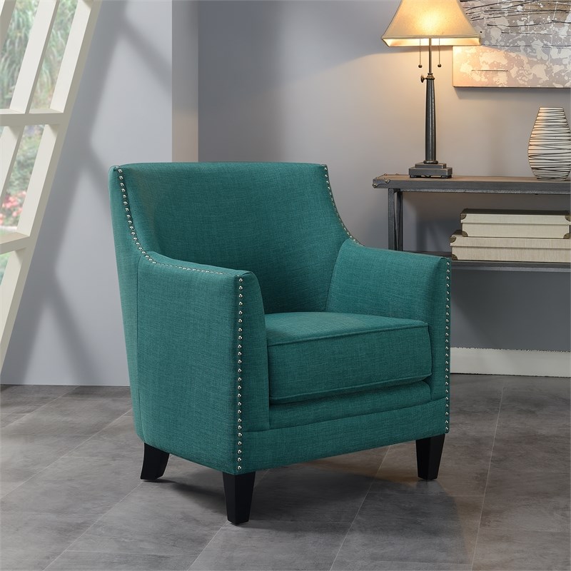 Picket House Furnishings Deena Accent Chair in Teal