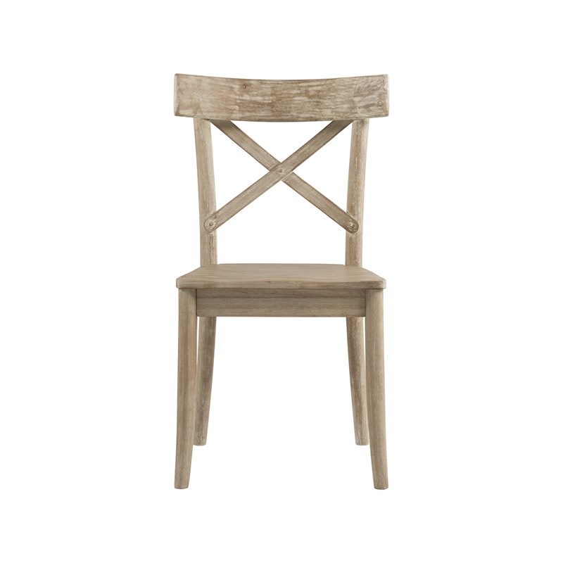 Picket House Furnishings Keaton X-Back Wooden Side Chair Set