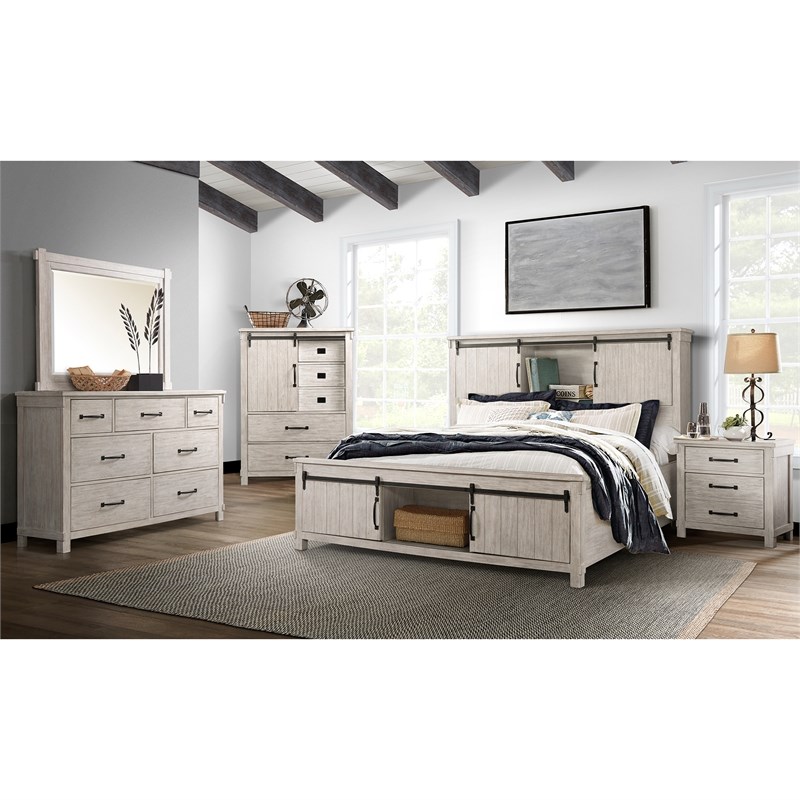 Picket House Furnishings Jack Queen Platform Storage 3PC Bedroom Set