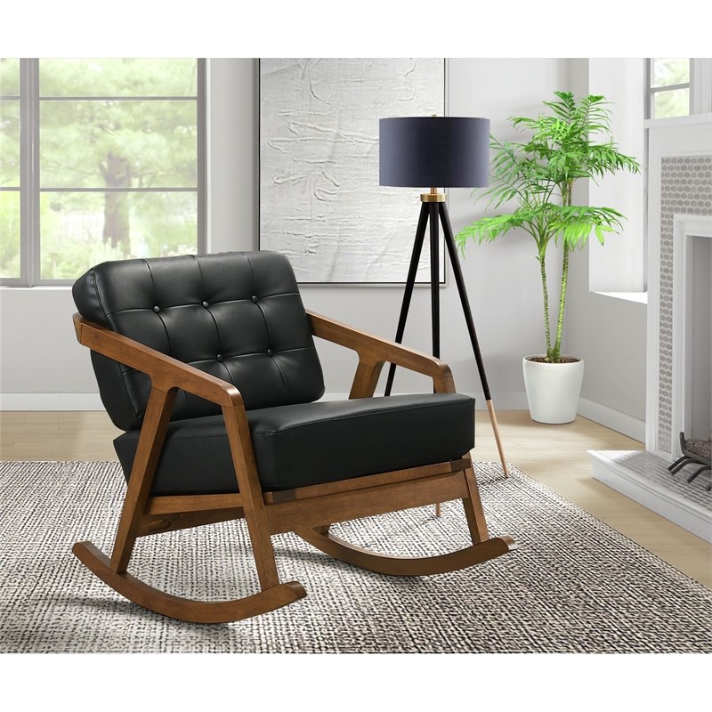Picket House Furnishings Wells Rocker Chair in Black