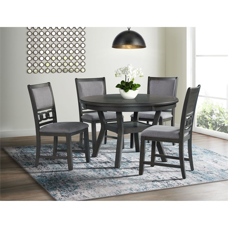 Picket House Furnishings Taylor Standard Height Dining Table in Gray