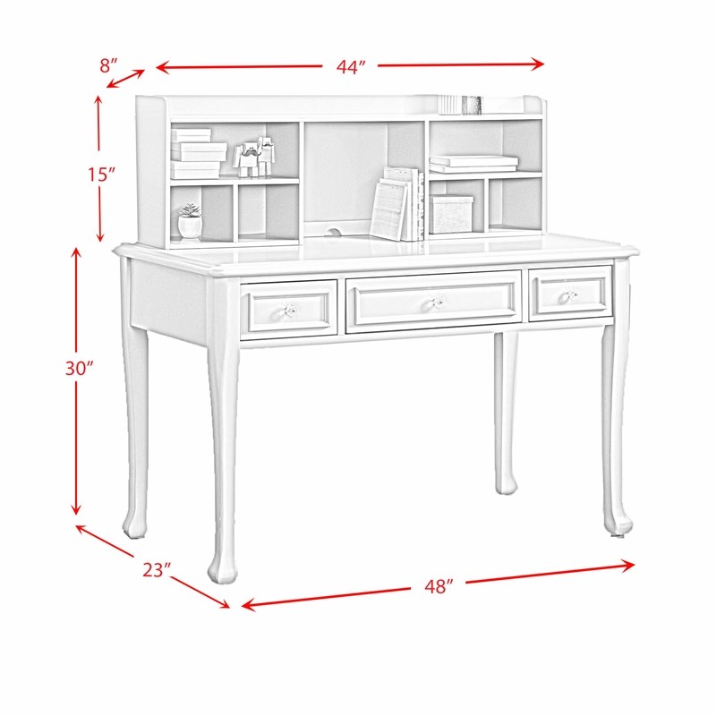 jenna desk with hutch