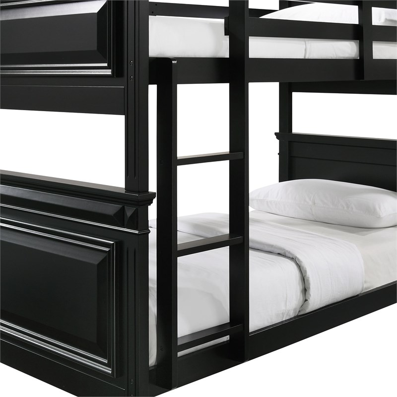 Picket House Furnishings Trent Twin over Full Bunk Bed with Trundle