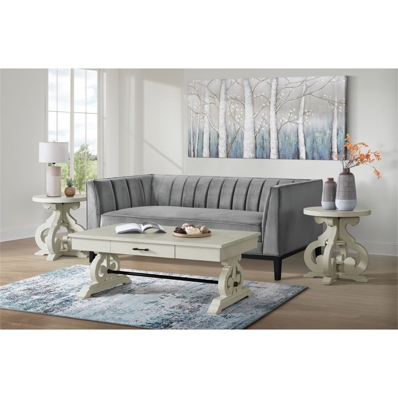 Picket House Furnishings Stanford Coffee Table in White
