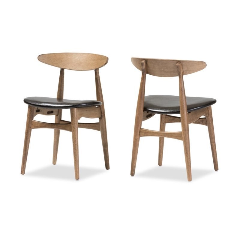 Edna Dining Chair in Black (Set of 2)