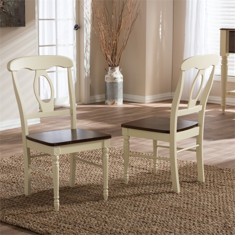 Napoleon Cottage Dining Chair in Cream (Set of 2)