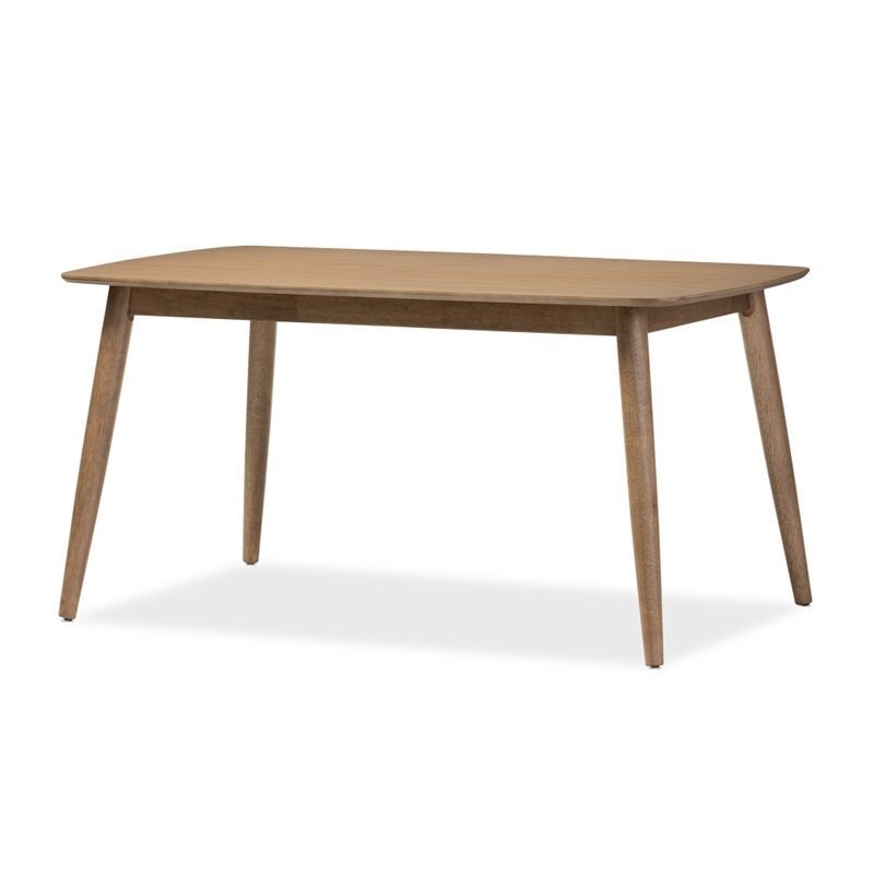 Edna Dining Table in Light Brown