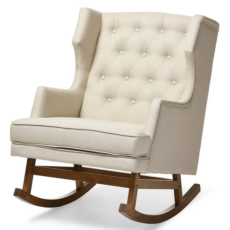 baxton studio bethany rocking chair