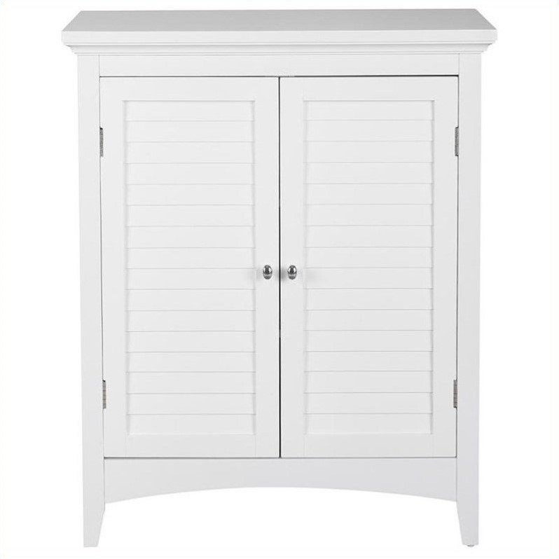 Elegant Home Fashions Slone 2-Door Floor Cabinet in White