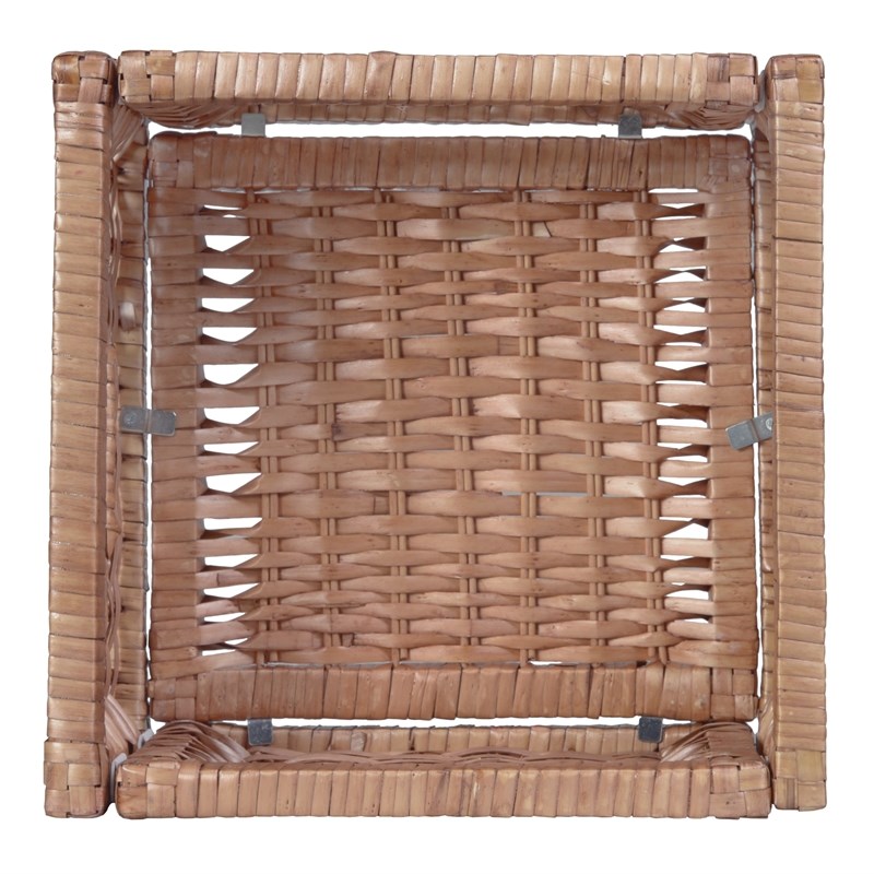 Niche Cubo Set of 4 Half-Size Foldable Wicker Storage Basket- Natural