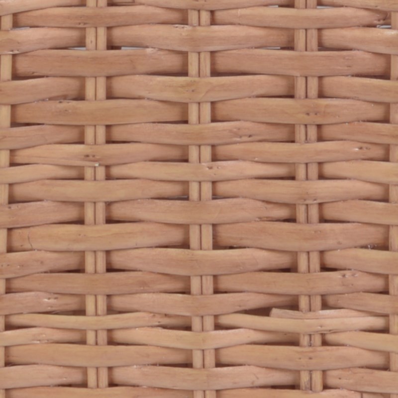 Niche Cubo Set of 12 Half-Size Foldable Wicker Storage Basket- Natural
