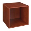 Niche Cubo Stackable Storage Cube in Warm Cherry