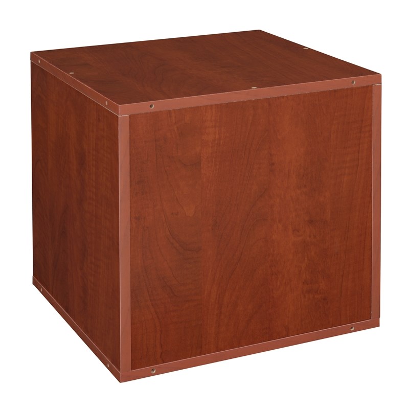 Niche Cubo Stackable Storage Cube in Warm Cherry