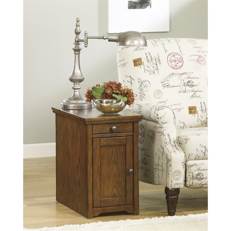 Ashley Furniture Laflorn End Table in Brown | Homesquare