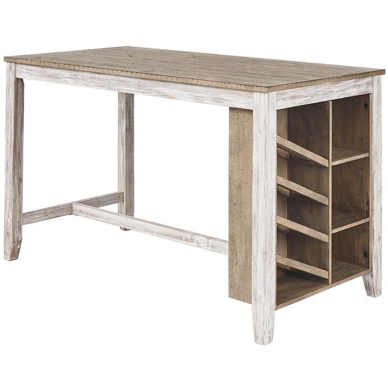 Ashley Skempton Counter Height Wine, Counter Height Dining Table With Wine Storage