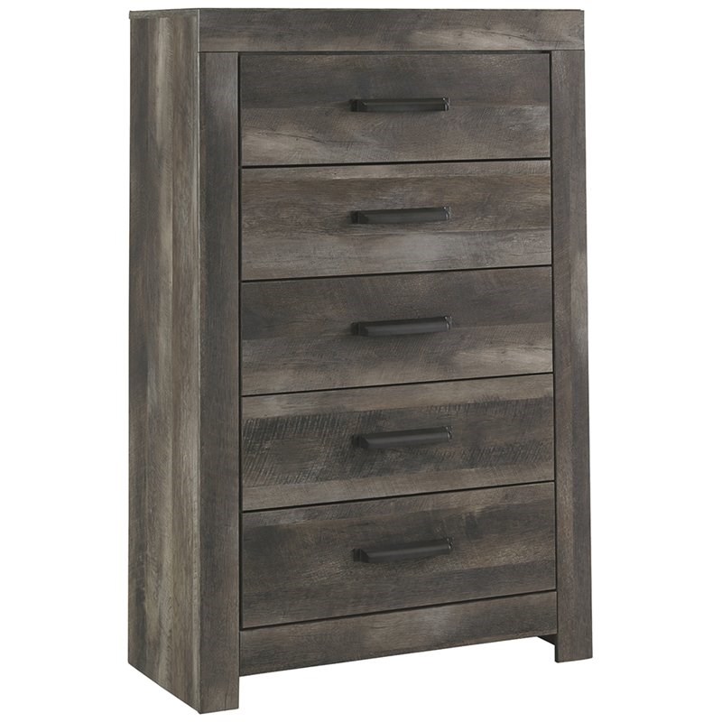 Ashley Furniture Wynnlow 5 Drawer Chest in Gray Homesquare