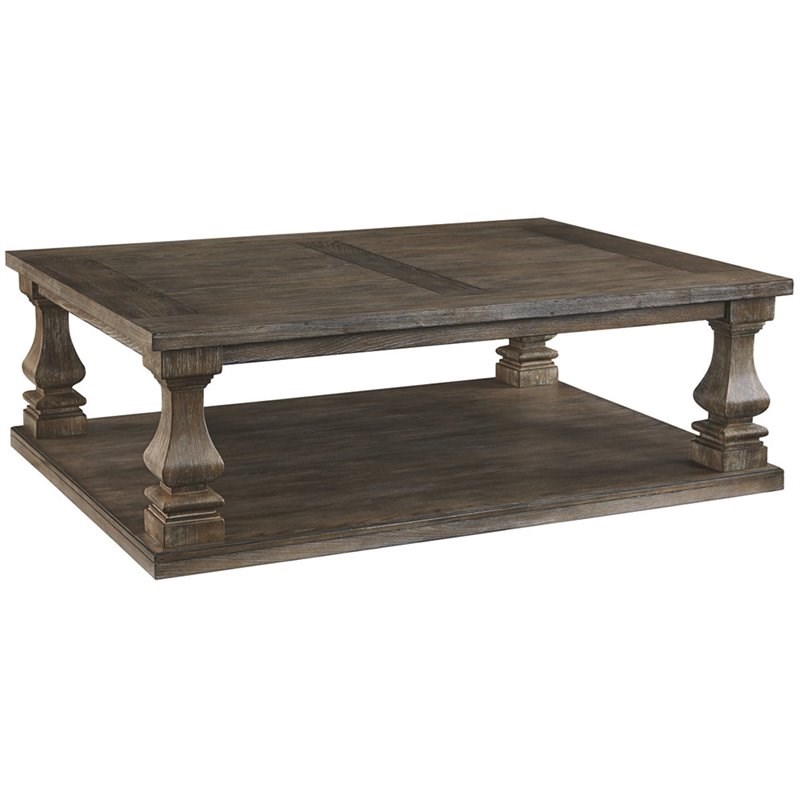 ashley furniture johnelle coffee table in gray - t776-1