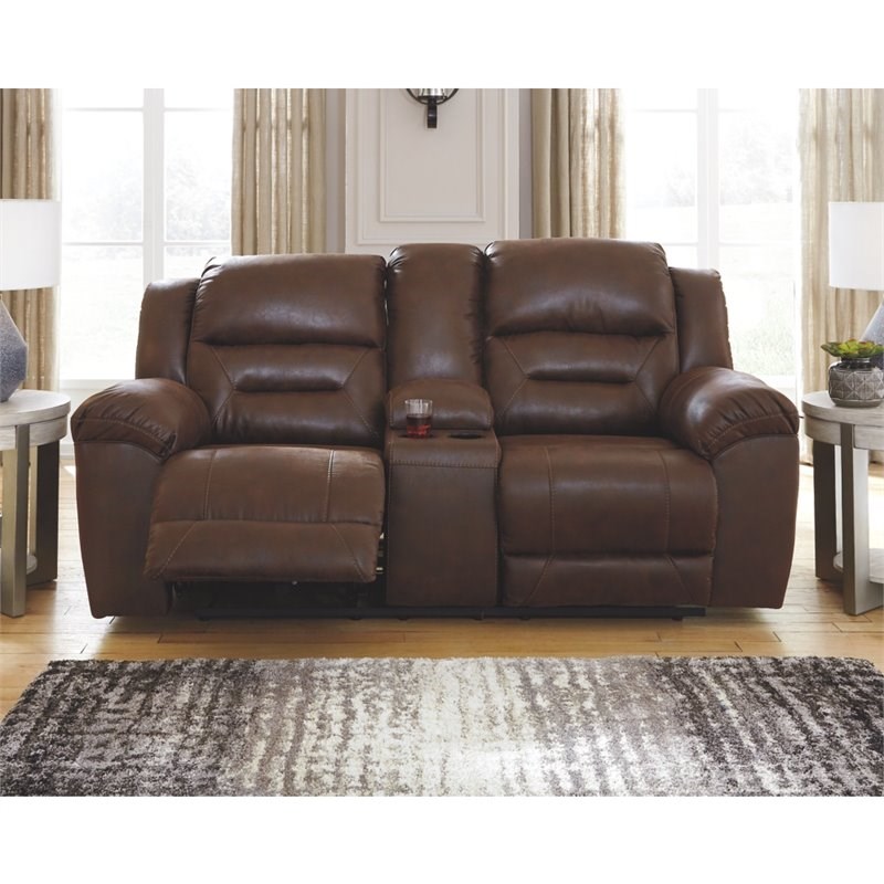 Signature Design by Ashley Stoneland Power Reclining Loveseat in ...
