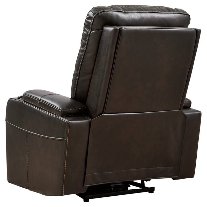 Signature Design by Ashley Composer Power Recliner in Brown | Homesquare