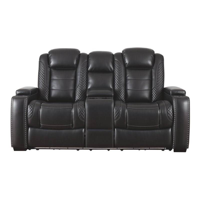 Signature Design by Ashley Party Time Power Reclining Loveseat in ...