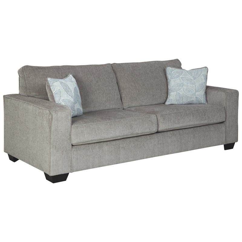 Signature Design by Ashley Altari Queen Sleeper Sofa in Alloy | Homesquare