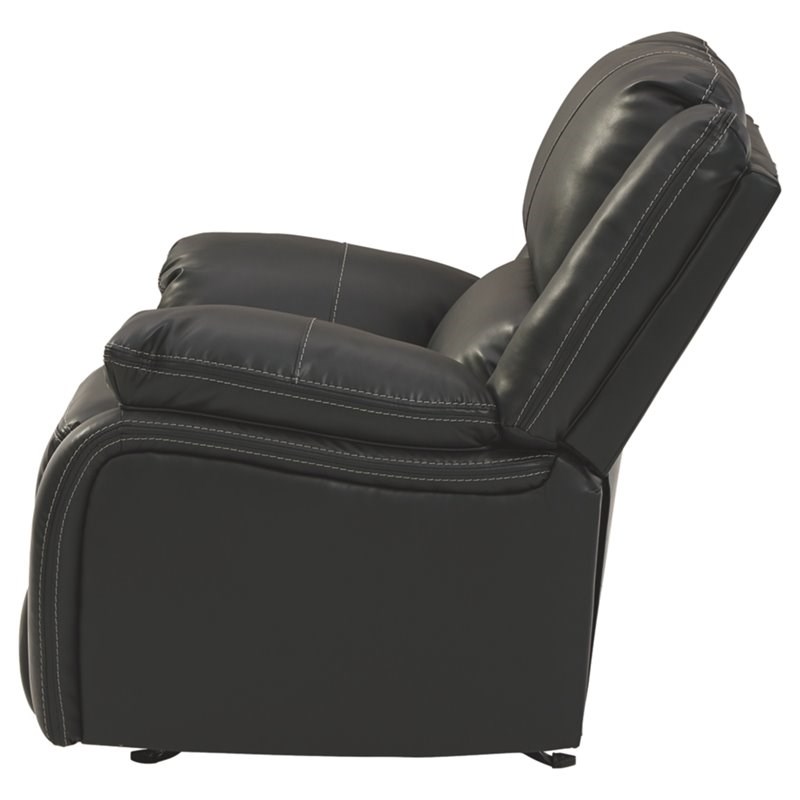 Signature Design by Ashley Calderwell Rocker Recliner in Black | Homesquare