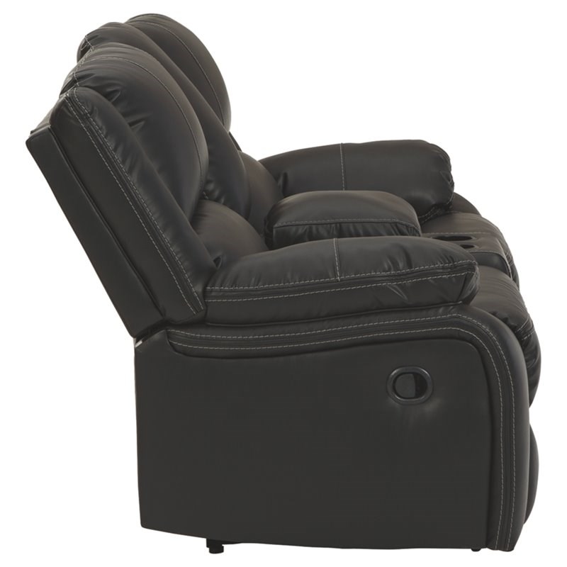 Signature Design by Ashley Calderwell Reclining Loveseat with Console