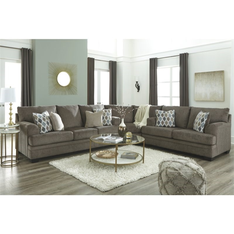 Signature Design by Ashley Dorsten Queen Sleeper Sofa in Slate | Homesquare