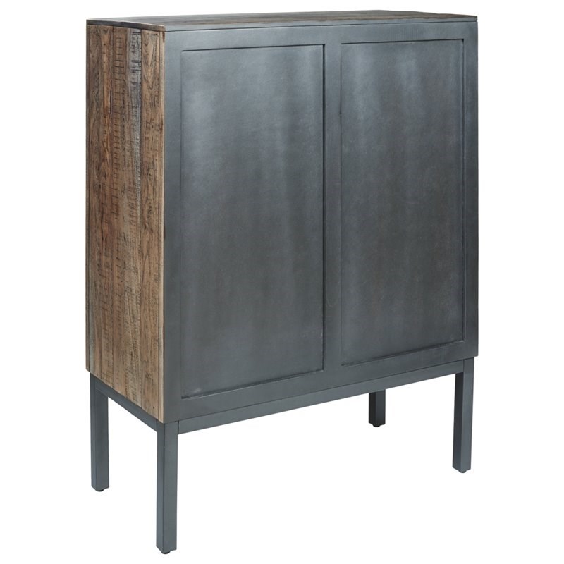 signature design by ashley premridge bar in antique gray a4000252