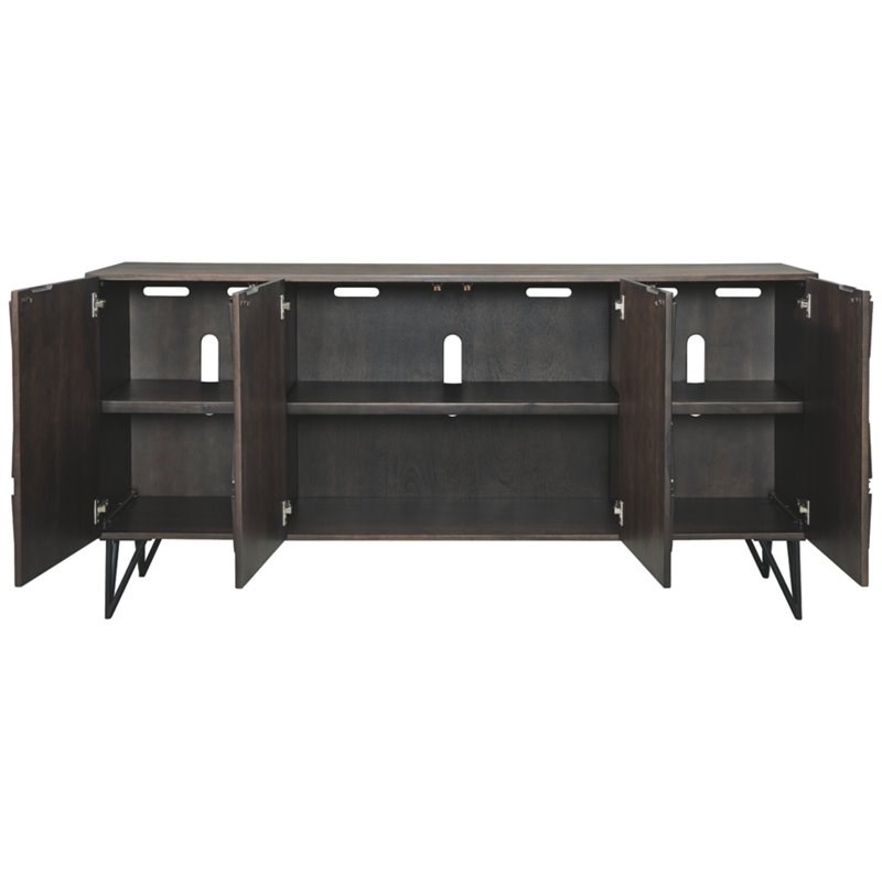 signature design by ashley chasinfield 73" tv stand in ...