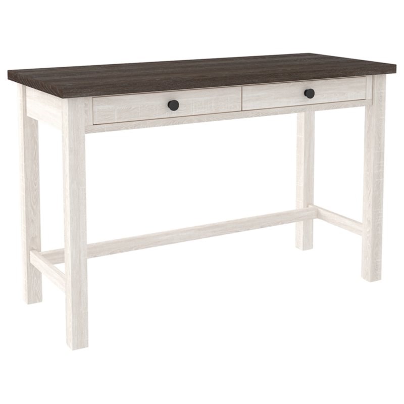 ashley white wood desk