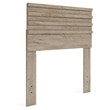 Ashley Furniture Oliah Twin Panel Engineered Wood Headboard in Natural
