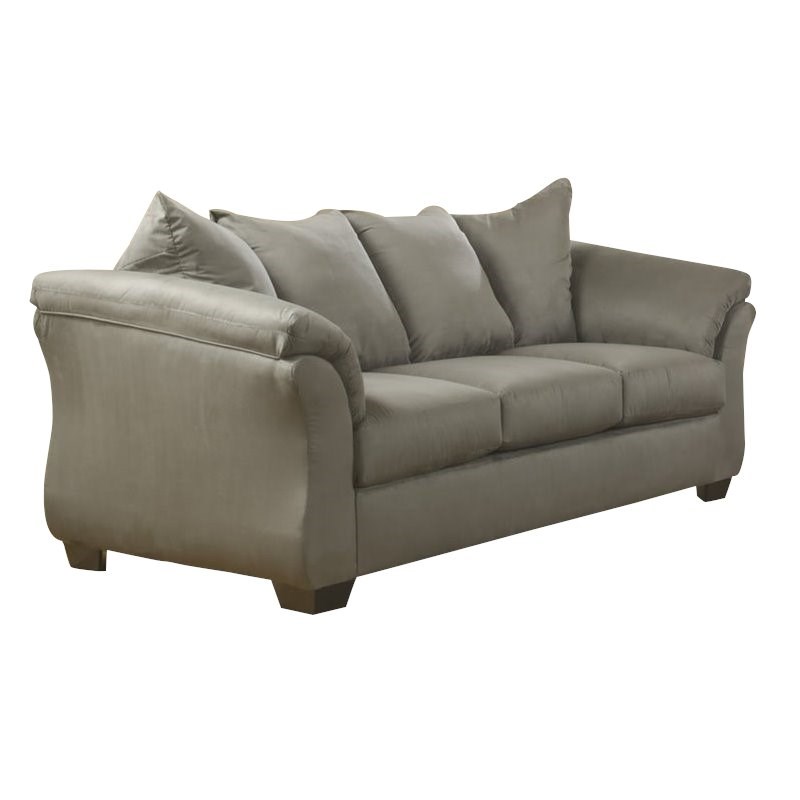 Ashley Furniture Darcy Fabric Sofa in Cobblestone Homesquare