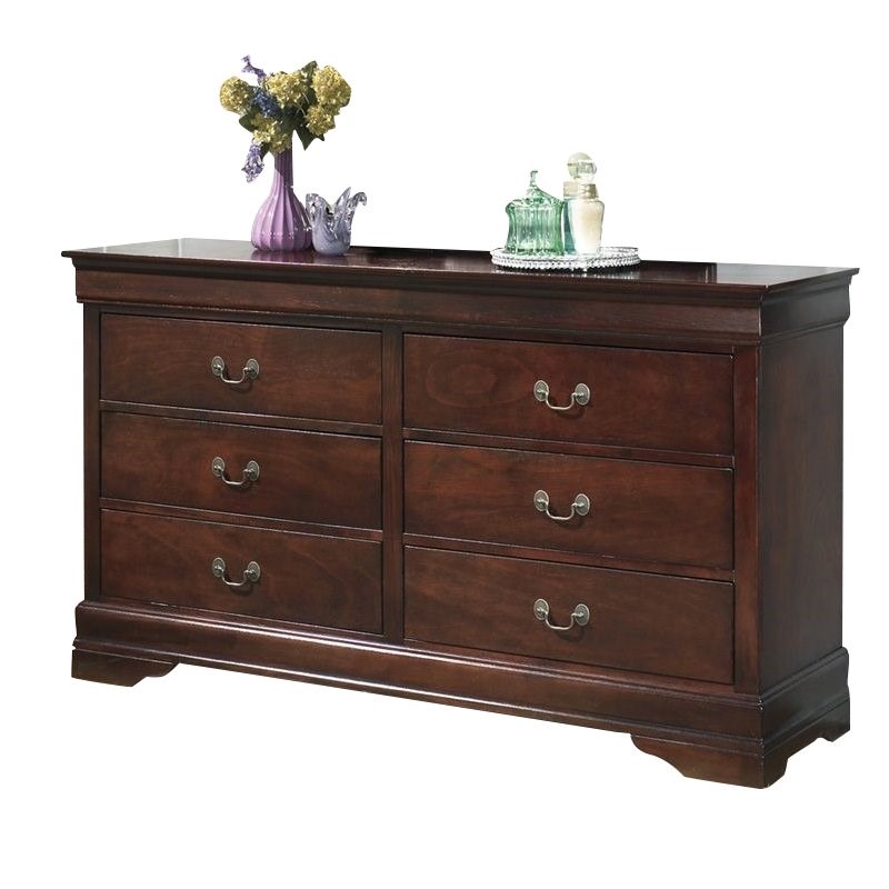 Signature Design by Ashley Alisdair 6-Drawer Double Dresser in Brown ...